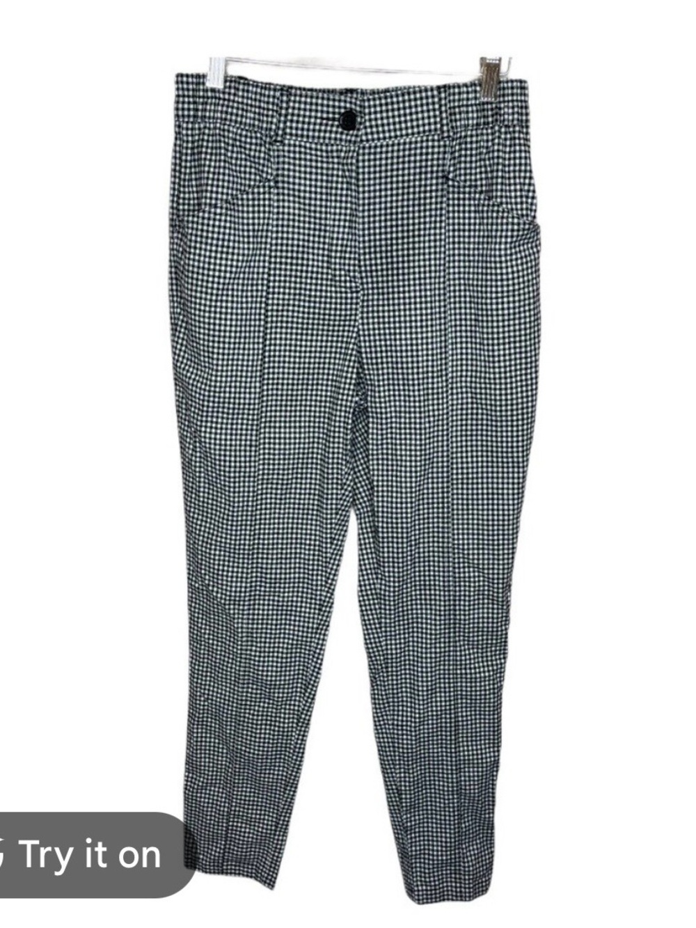 Urban Outfitters Black and White Gingham Women's Chinos